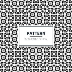 Seamless geometric pattern in op art design