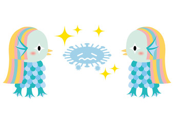 アマビエとウイルス