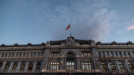 Fototapeta na wymiar Banco de España 