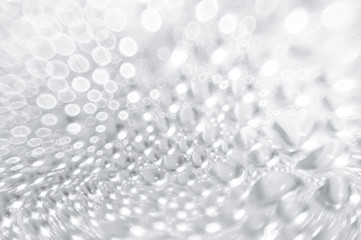 White bokeh background