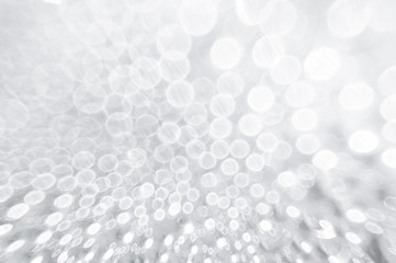 White bokeh background