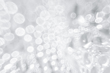 White bokeh background