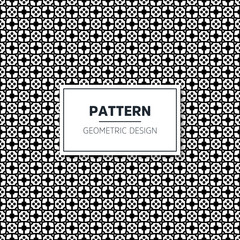 Seamless geometric pattern in op art design