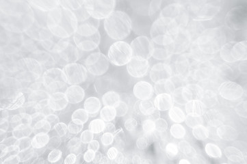 White bokeh background