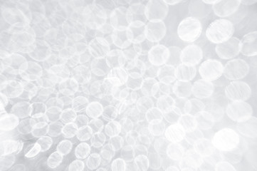 White bokeh background