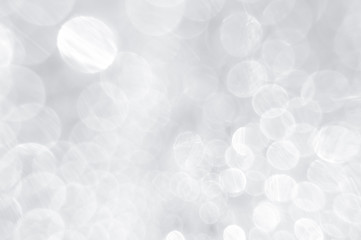 White bokeh background