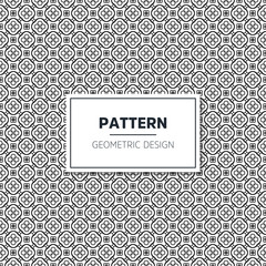 Seamless geometric pattern in op art design