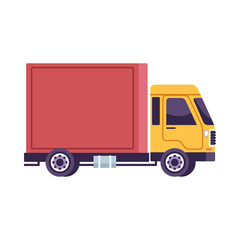 truck delivery service isolated icon