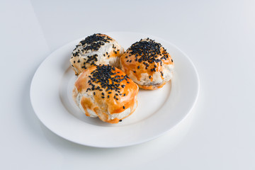 Chinese red bean paste cakes