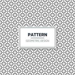 Seamless geometric pattern in op art design