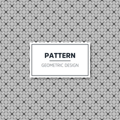 Seamless geometric pattern in op art design