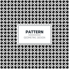 Seamless geometric pattern in op art design