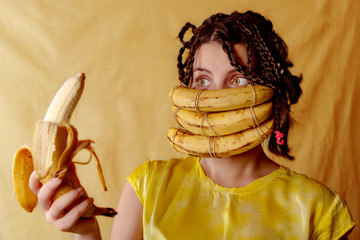 Joke masks from the coronavirus