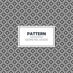 Seamless geometric pattern in op art design