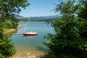 Beautiful view of Colibita Lake - Bistrita Nasaud County, Romania