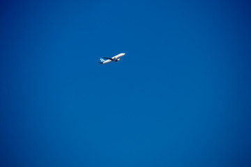 airplane in the sky