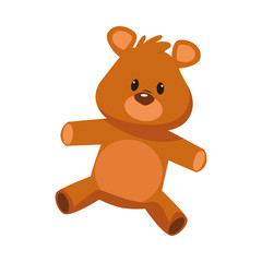 cute bear teddy stuffed icon
