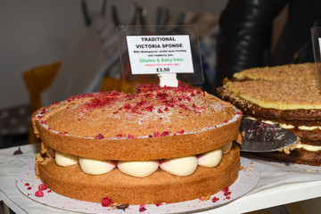 Victoria cake, gluten free, wheat free, dairy free.