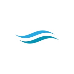 Water wave Logo vector template