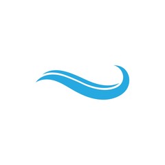 Water wave Logo vector template