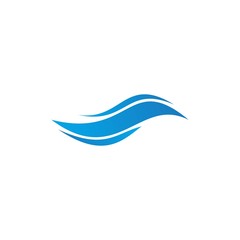 Fototapeta na wymiar Water wave Logo vector template