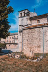 Cathedral of the Assumption of the Blessed Virgin Mary in Pula, Istrian Peninsula in Croatia