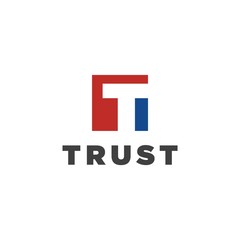 Trust Logo Vector Letter T