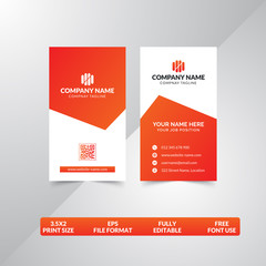 Clean and Corporate business card, black and yellow business card template, ready to print modern business card