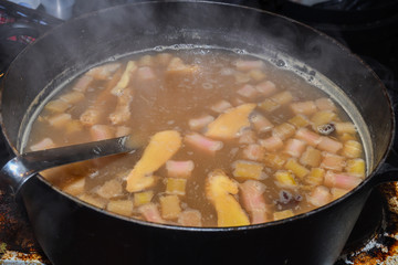 Traditional autumn and winter drink and cocktail.