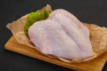 Raw chicken breast