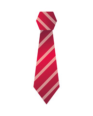 elegant necktie accessory isolated icon