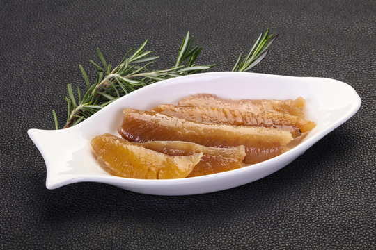 Pickled herring caviar