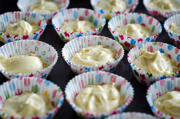 cupcakes with cream