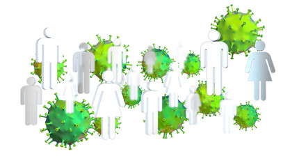 a Concept of 3d virus quarantine.