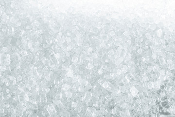 Light sugar sprinkled background at high magnification