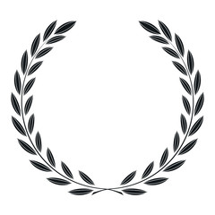 icon laurel wreath, spotrs design - original illustration