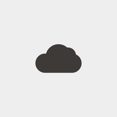 cloud icon vector illustration and symbol for website and graphic design