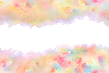 カラフル アブストラクト 虹 水彩 背景