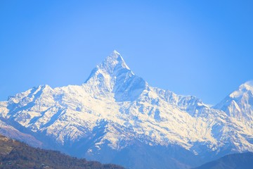 Fototapeta na wymiar snow-covered mountains