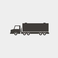truck icon vector illustration and symbol for website and graphic design