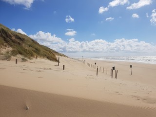 Leerer Strand auf Sylt