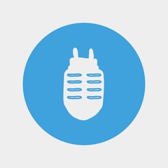 bug icon vector illustration and symbol for website and graphic design