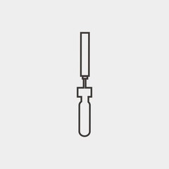 chisel icon vector illustration and symbol for website and graphic design