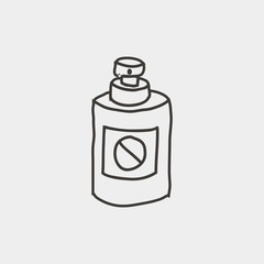 insect pesticide spray icon vector illustration and symbol for website and graphic design