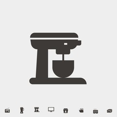 kitchen mixer icon vector illustration and symbol for website and graphic design