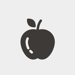 apple icon vector illustration and symbol for website and graphic design