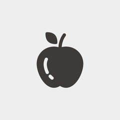 apple icon vector illustration and symbol for website and graphic design