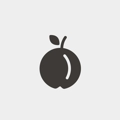 apple icon vector illustration and symbol for website and graphic design