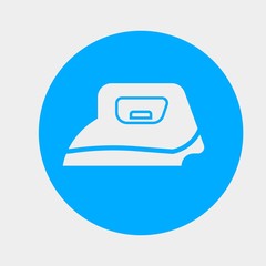 pressing iron icon vector illustration and symbol for website and graphic design