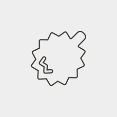 raspberry icon vector illustration and symbol for website and graphic design